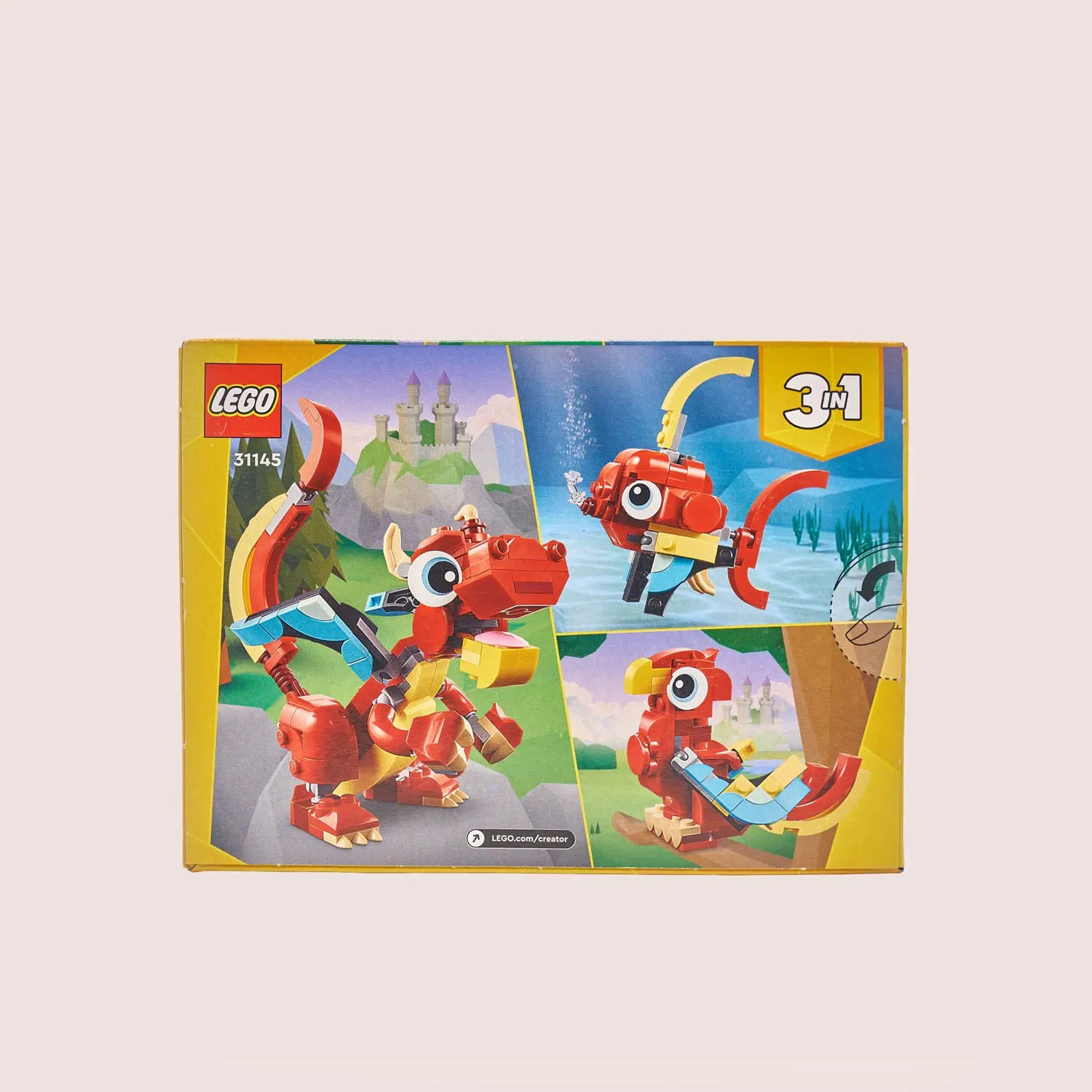 Зображення товару Конструктор LEGO Creator Червоний Дракон, артикул: 54618