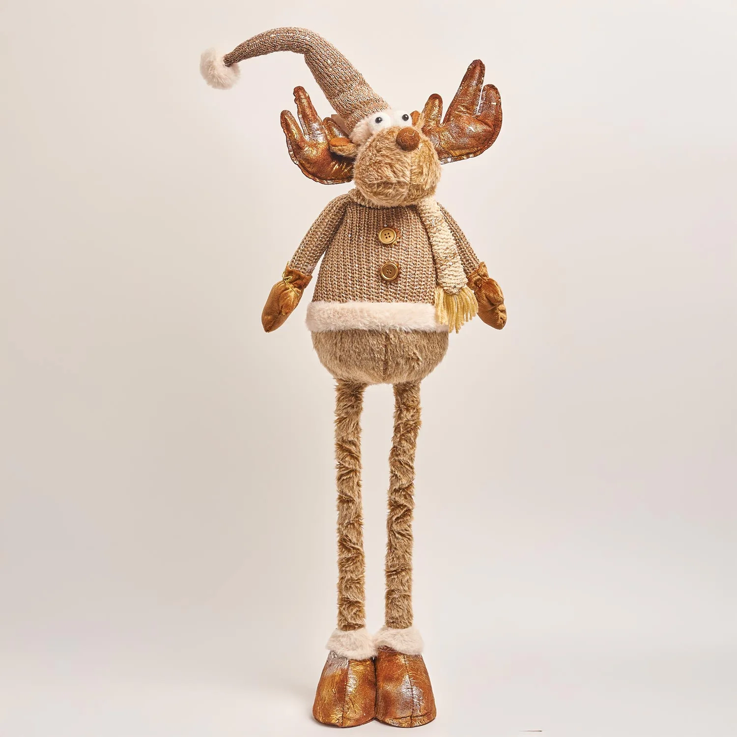 Зображення товару Іграшка новорічна "Оленятко" на телескоп. ніжках, артикул: 53602