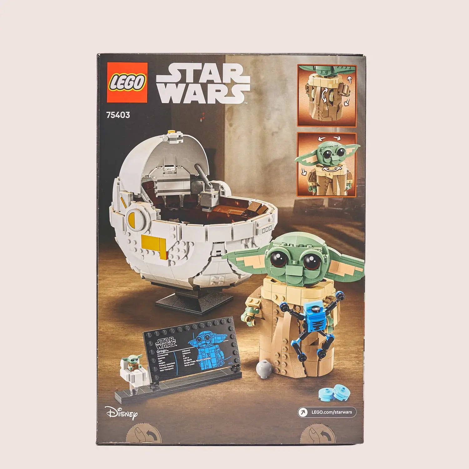 Зображення товару Конструктор LEGO Star Wars Ґроґу в повітряній колисці, артикул: 54678