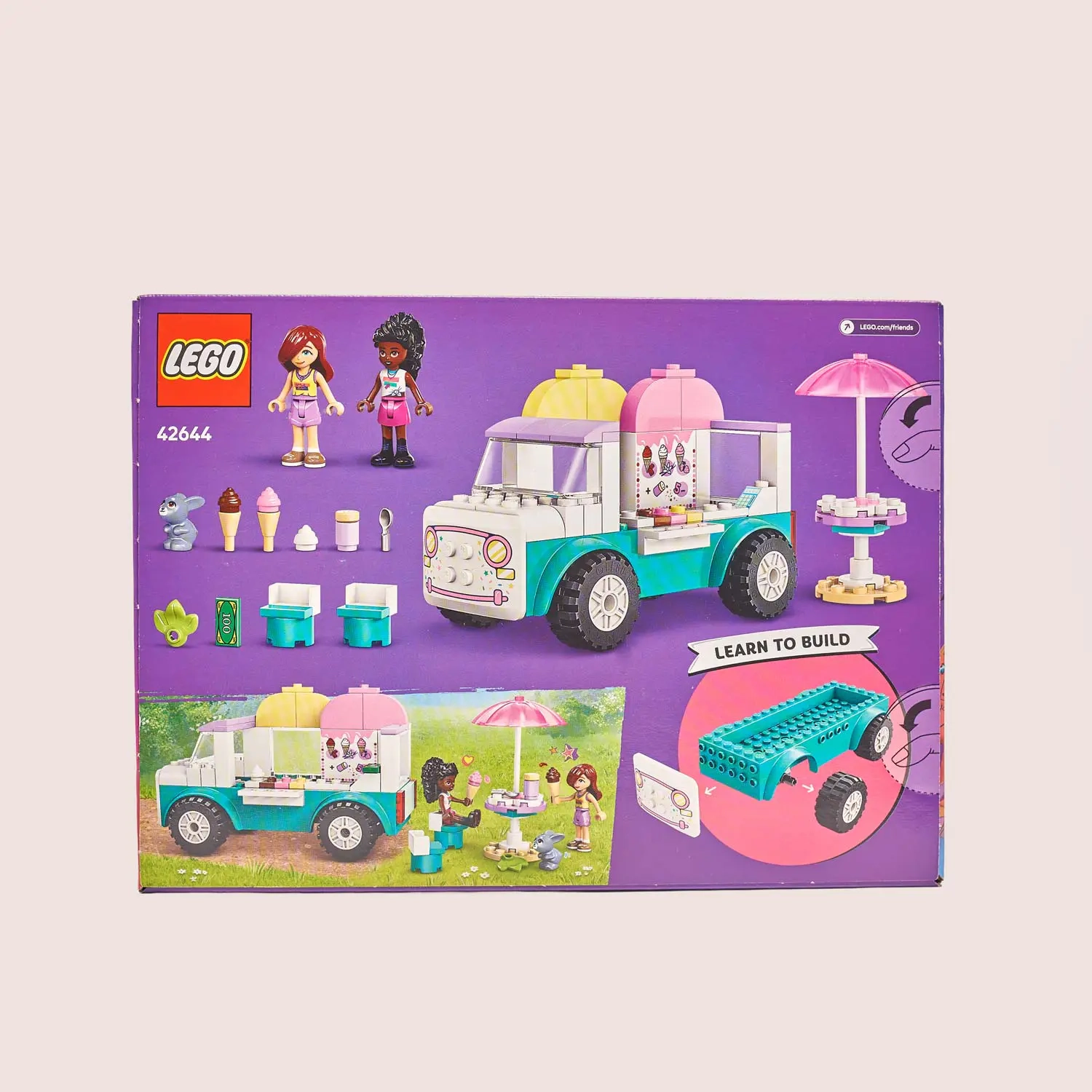Зображення товару Конструктор LEGO Friends Хартлейк-Сіті. Фургон із морозивом, артикул: 54629