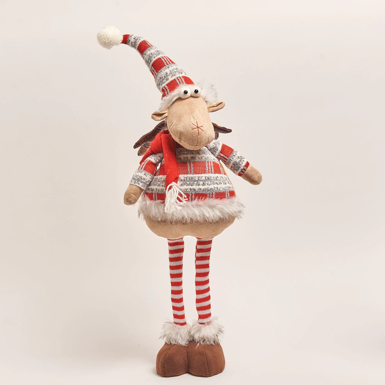 Зображення товару Іграшка новорічна "Оленятко" мікс на телескопічних ніжках, артикул: 53884