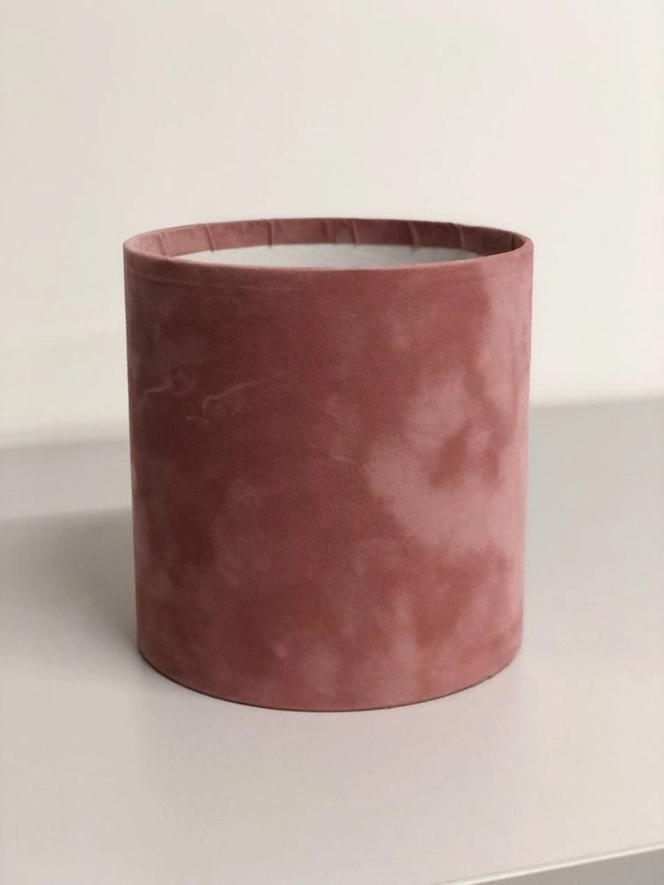 Зображення товару Коробка Велюр пудрово-рожева, артикул: 15702