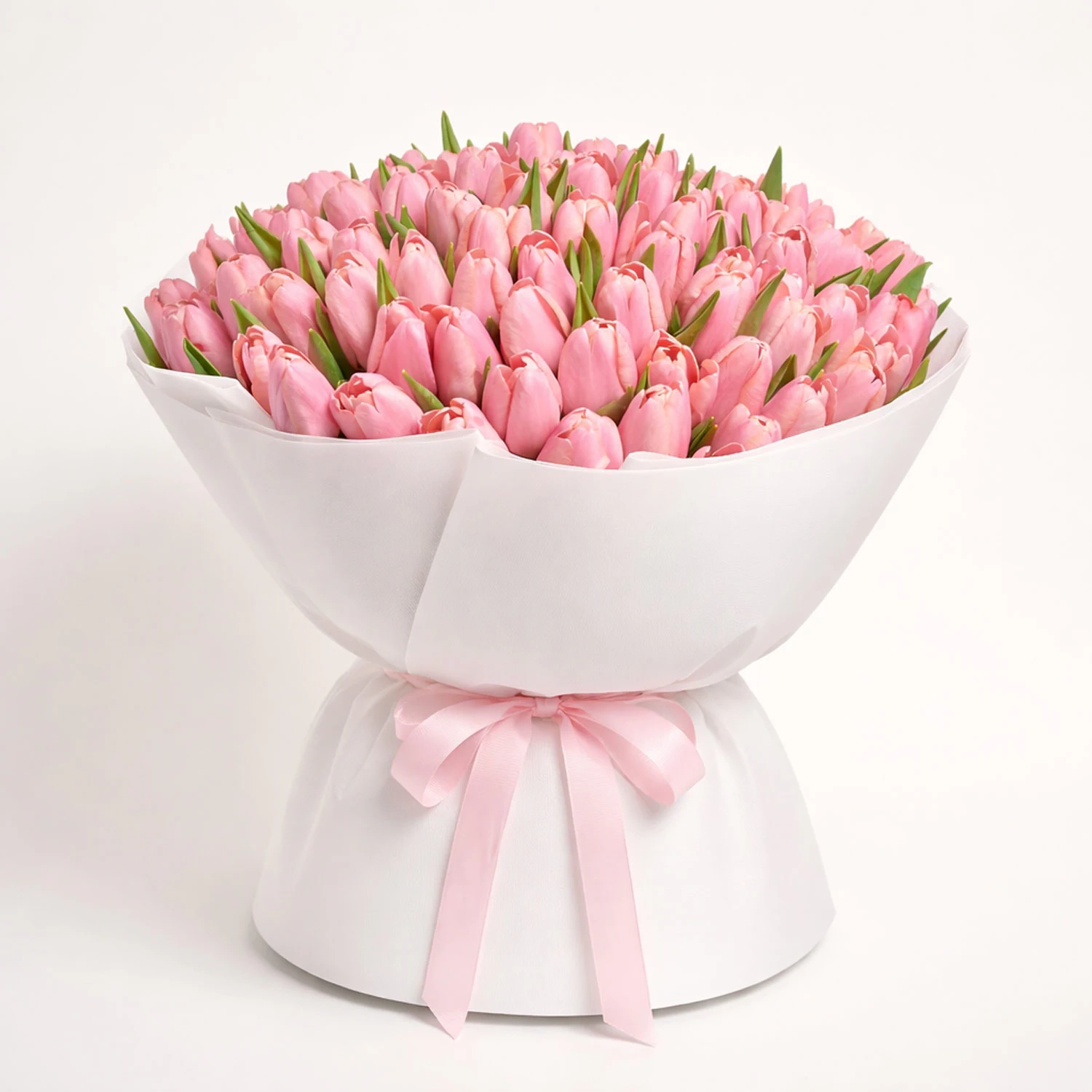 Зображення товару Букет 101 Рожевий Тюльпан F834, артикул: 56932