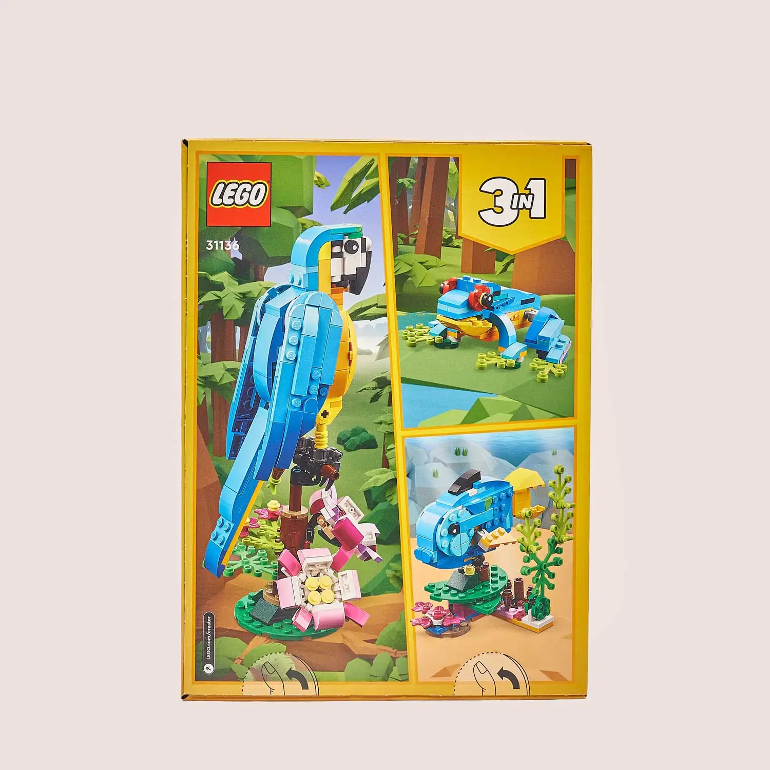 Зображення товару Конструктор LEGO Creator Екзотичний папуга, артикул: 54635