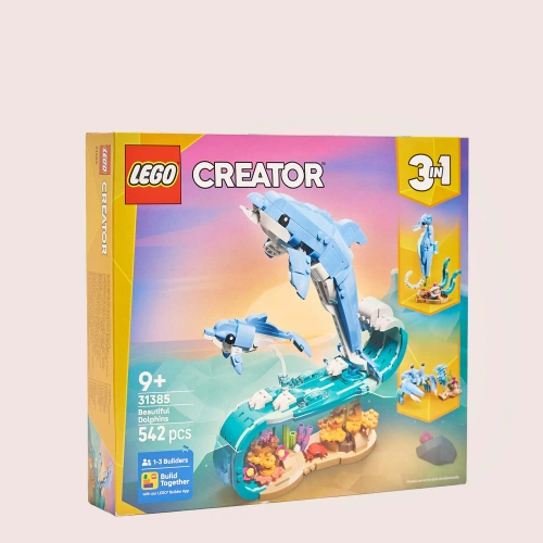 Зображення товару Конструктор LEGO Creator Морські тварини: красиві дельфіни, артикул: 56968