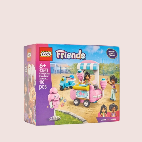 Зображення товару Конструктор LEGO Friends Ятка із солодкою ватою та скутер, артикул: 54614