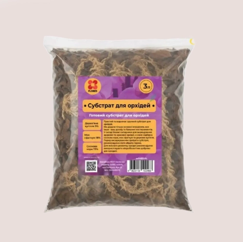 Зображення товару Субстрат FLORES для орхідеї 3л, артикул: 51885