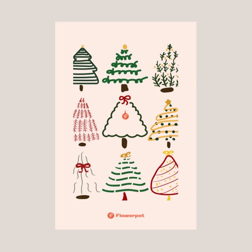 Листівка «Веселих Свят», артикул: 54150 Зображення товару Листівка «Веселих Свят», артикул: 54150