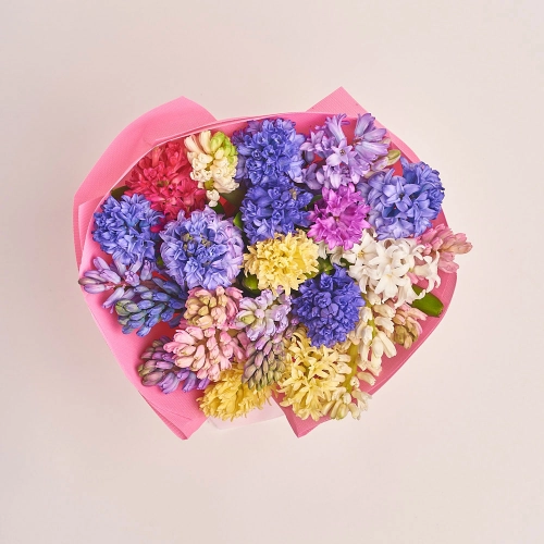 Зображення товару Букет 25 Гіацинтів Мікс F516, артикул: 36947