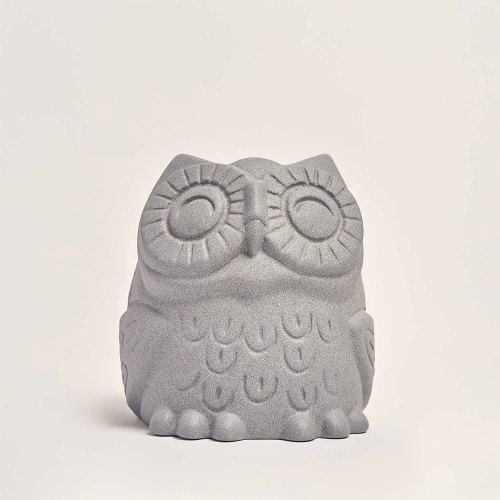 Зображення товару Горщик керамічний Сова граніт сірий, артикул: 43615
