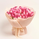Зображення товару Букет 101 Рожевий Тюльпан Мікс F833, артикул: 56578