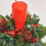 Зображення товару Композиція новорічна зі свічкою, артикул: 53952