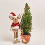 Зображення товару Ялина з декором та іграшка новорічна "Оленятко" Сет 511, артикул: 54578