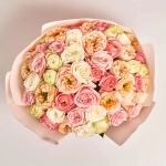 Зображення товару Букет 51 Піоновидна троянда F916, артикул: 55708